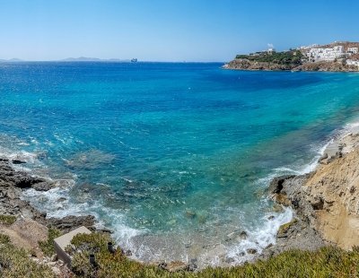 Agios Stefanos beach, Mykonos, Greece