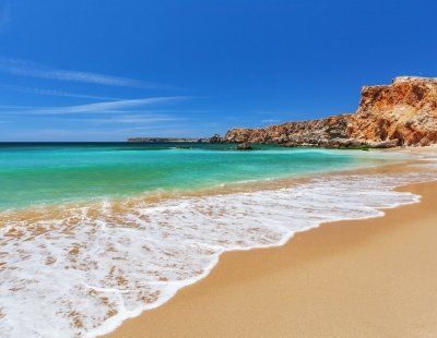 Algarve sand beach, Portugal