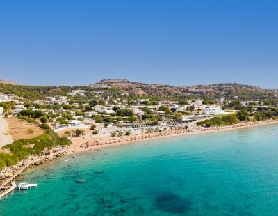 Pefkos beach, Rhodes, Greece