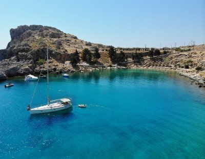 St Paul's Bay, Rhodes, Greece