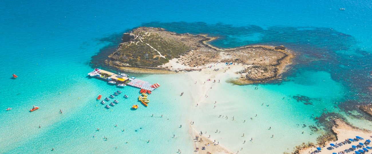 Ayia Napa beach and coast Cyprus