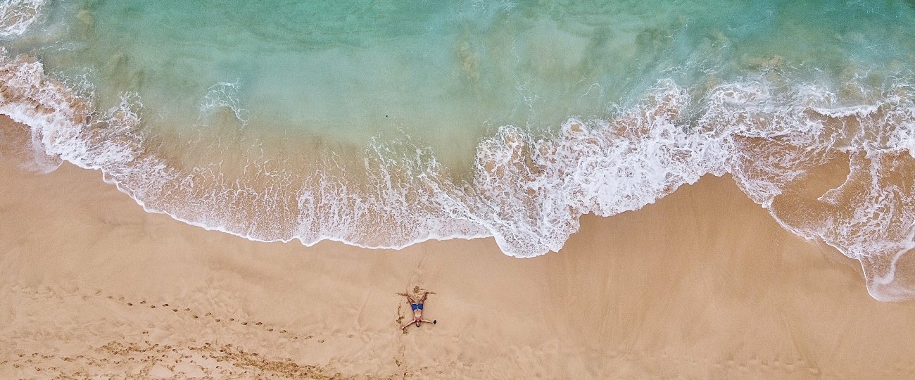 Sand beach, Lanzarote, Canary Islands