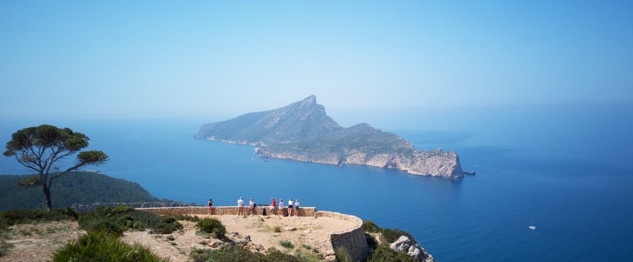 Overlooking islands from Majorca, Spain