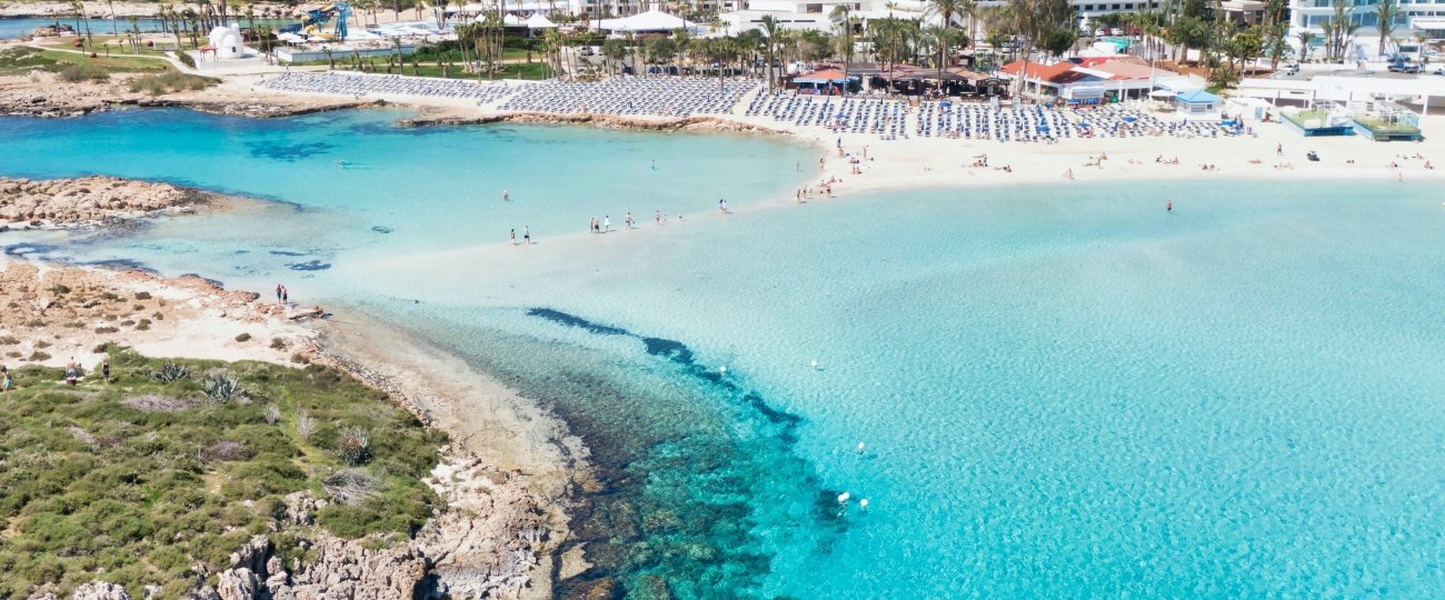 Overlooking Nissi Beach, villa holidays in Cyprus