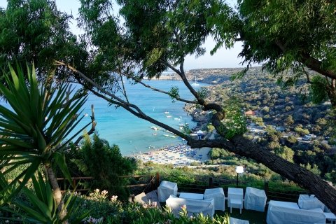 Overlooking Konnos Bay, Cyprus