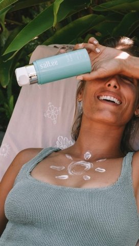 Saltee sun tan lotion