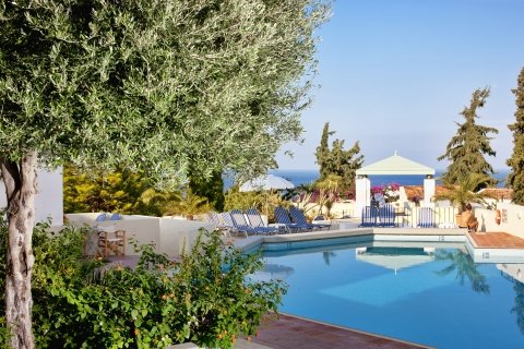 Swimming pool at Ariston Villas in Crete, Greece