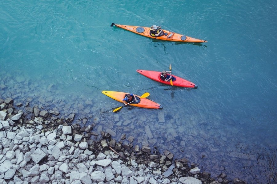 kayaking near Dubrovnik, Croatia