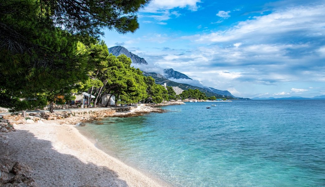 Beach of Makarska, Croatia