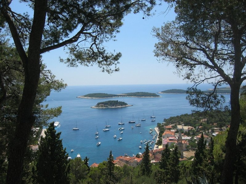 View of Hvar, Croatia