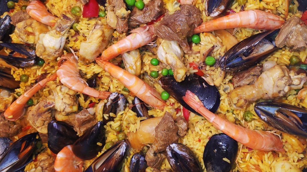 Seafood paella, Canary Islands