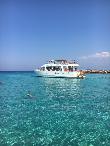 Paphos boat trip, Cyprus