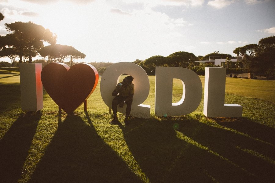 I love Quinta do Lago sign