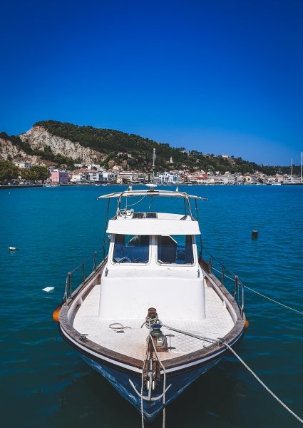 Boat excursion, Zakynthos, Greece