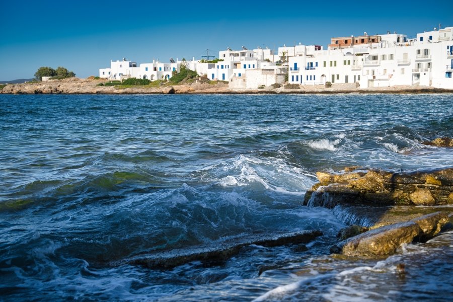 The coastline of Paros
