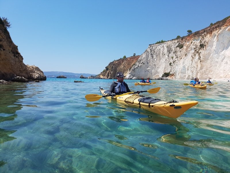 Kayaking in Kefalonia