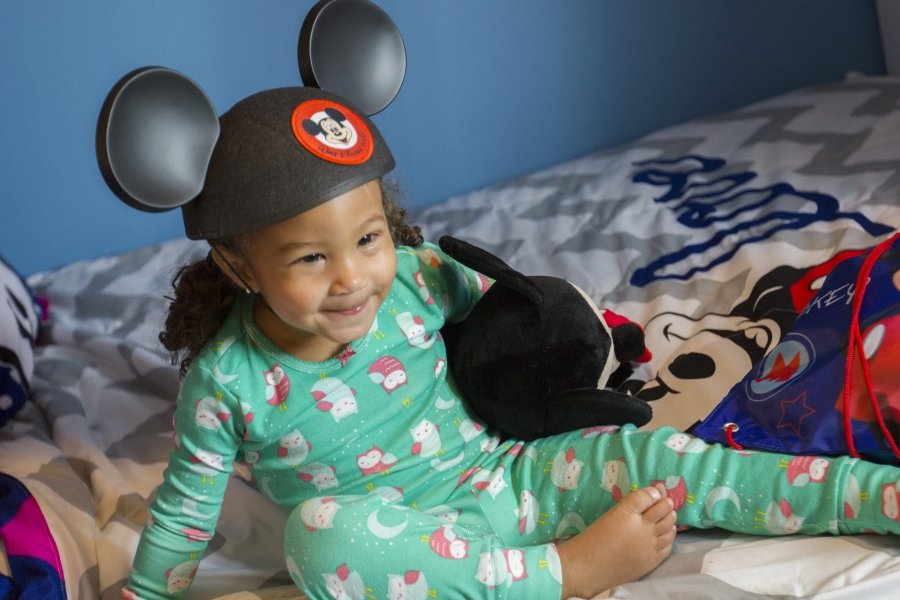 Child in Mickey hat, Windsor Hills, Florida