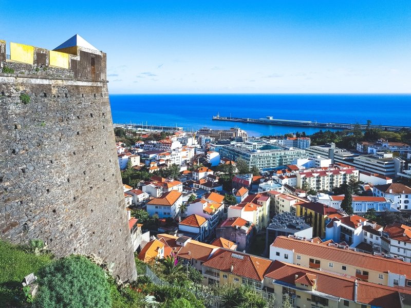 View from Castle of Funchal, Madeira