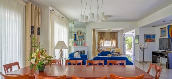 living_room_-_dining_side.jpg Holiday home in Greece villa booking