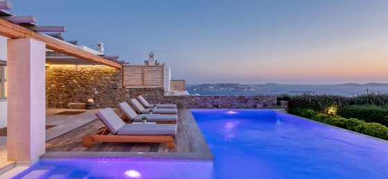 17_sea_view_dusk_time.jpg Villa rentals in Mykonos Town