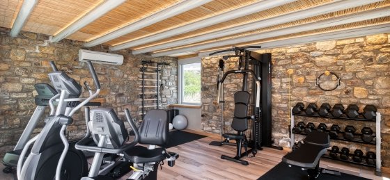 46_gym.jpg Holiday villas in Greece