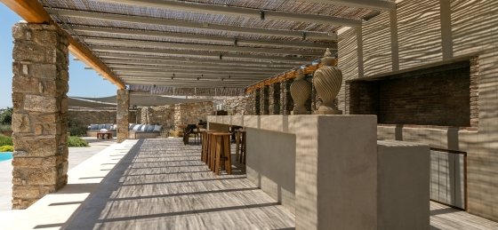 9_bbq_bar_area.jpg Villa rentals in Mykonos Town